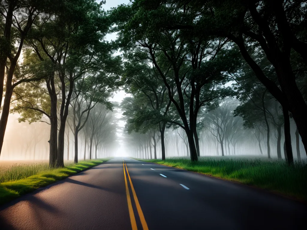 Sonhar com Volta: O Mistério por Trás do Sonho 3 Fotos caminho nevoa misterio arvores