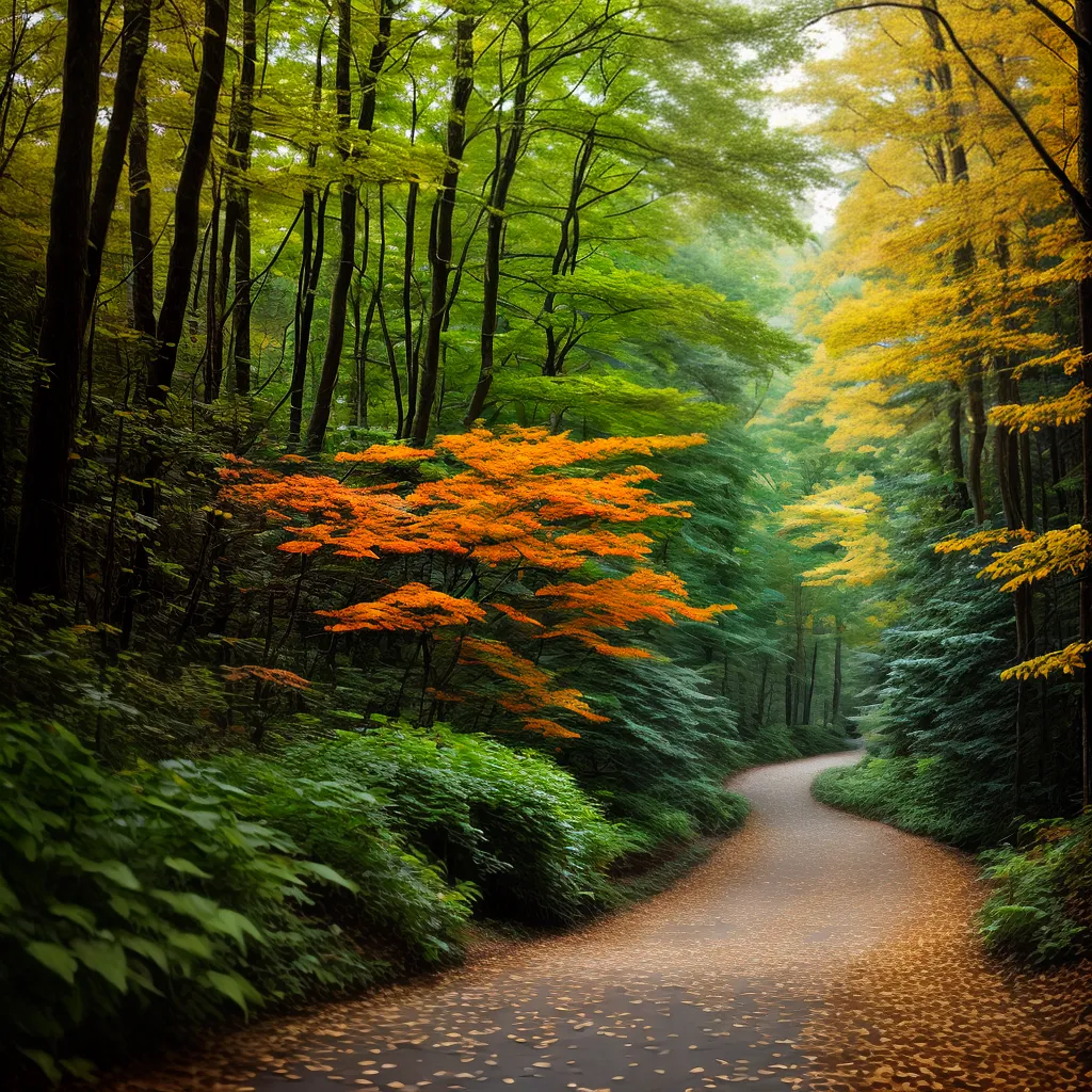 ando os Labirintos dos Sonhos: Interpretando os Caminhos da Vida 3 Fotos caminho outono floresta jornada