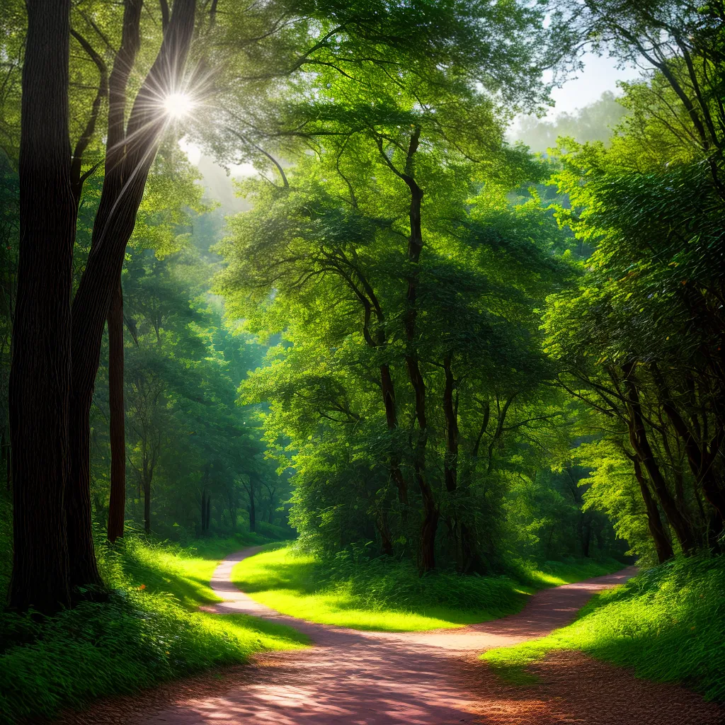 A Jornada dos Sonhos: O Que Eles Querem Dizer? 5 Fotos caminho sonhos floresta colorida