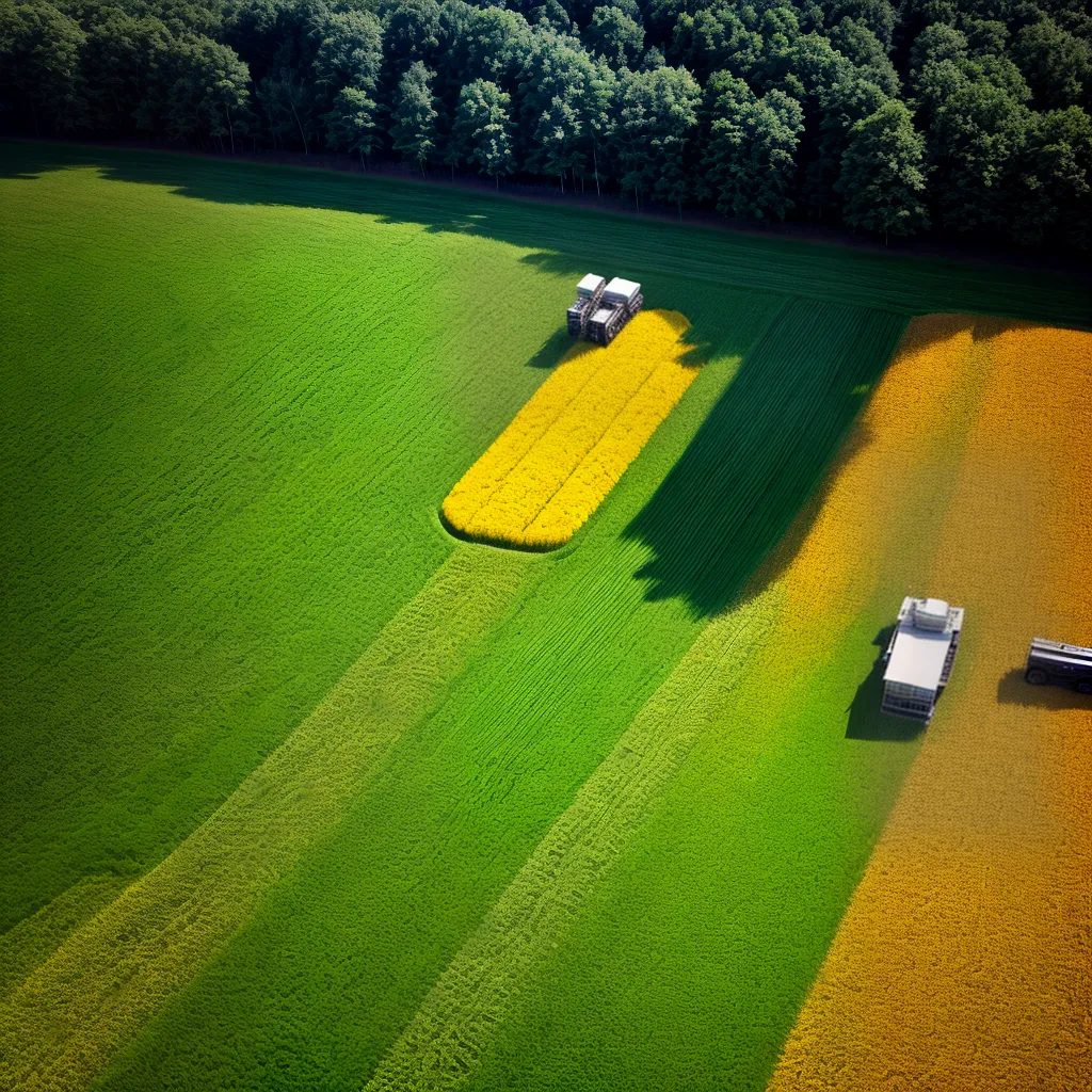 Descubra o Significado dos Sonhos com Máquinas Agrícolas e Lagartas 3 Fotos campo flores ceu trator colheitadeira