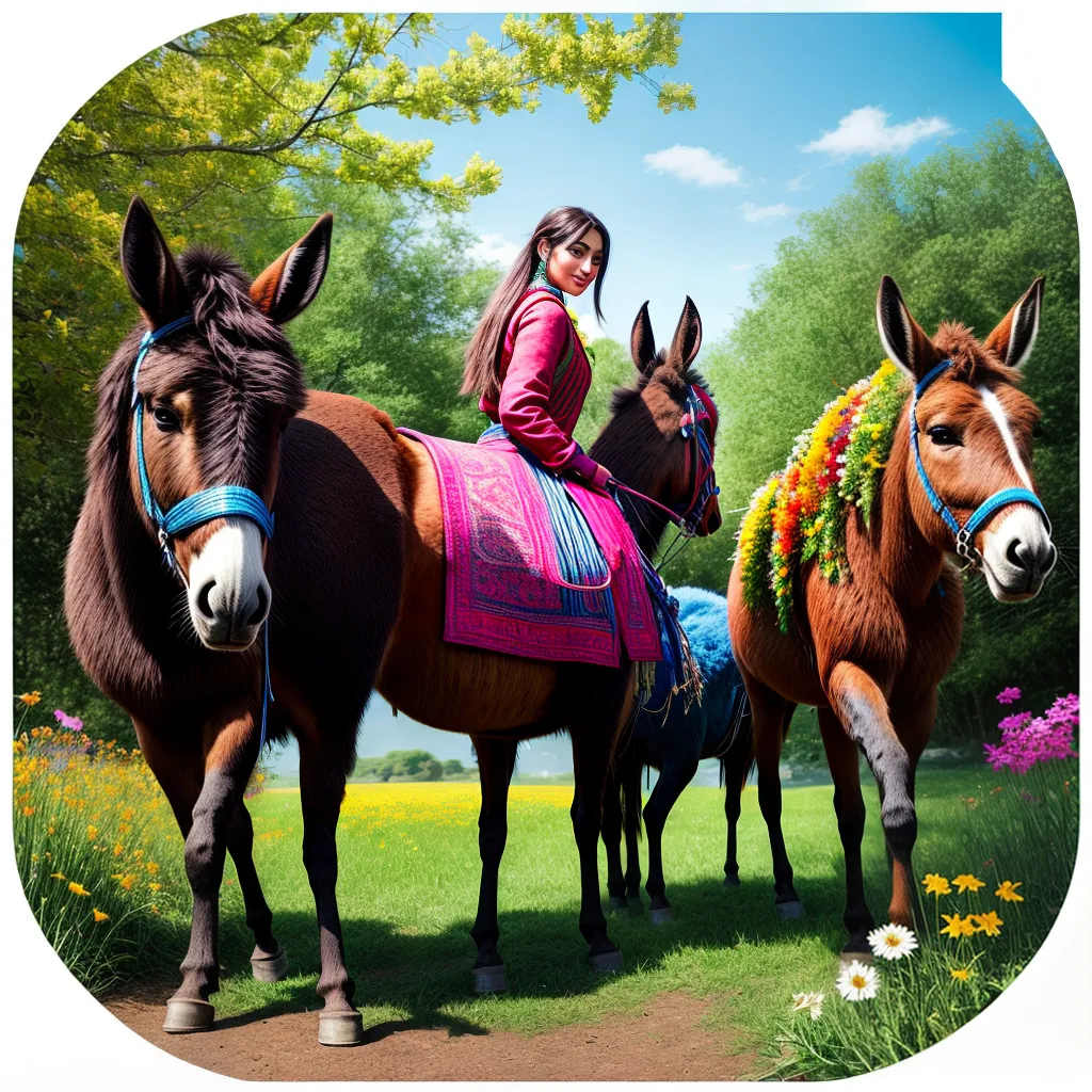 Desvendando o Significado dos Sonhos com Burricos 6 Fotos campo flores donkeys sonhos
