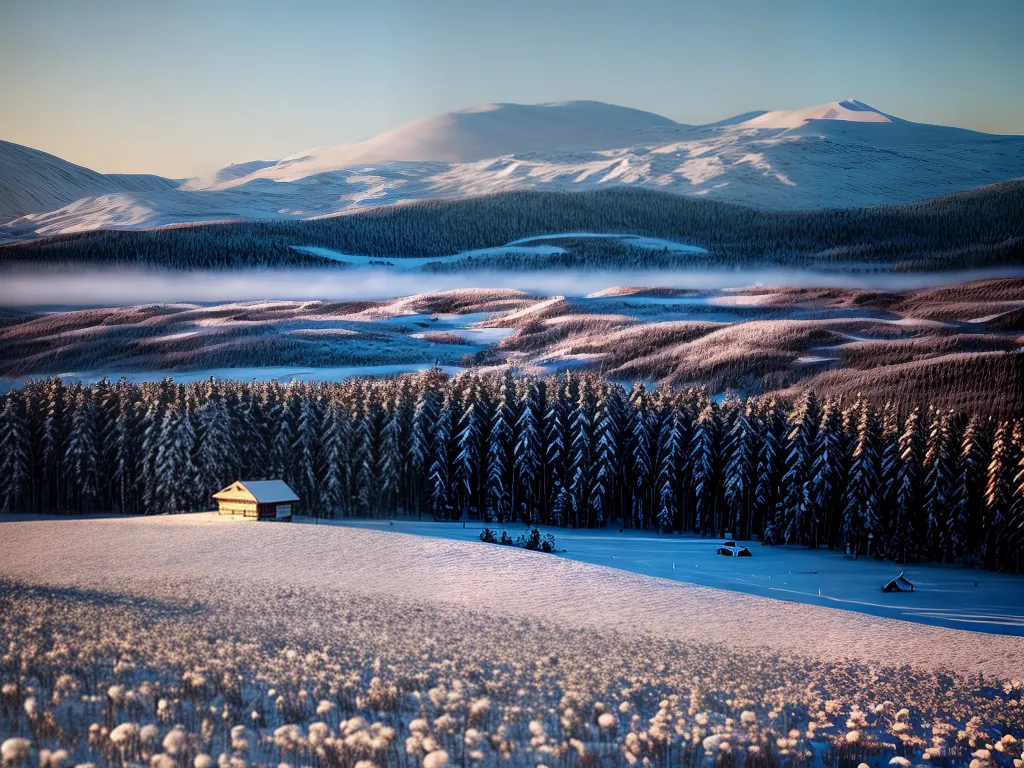 Descubra o fascinante significado dos sonhos com neve branca 2 Fotos campo neve branca serenidade paz