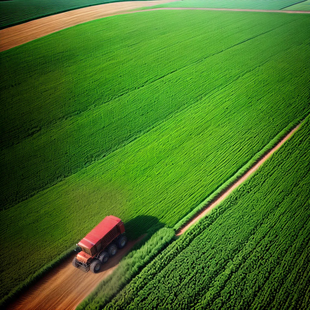 Descubra o Significado dos Sonhos com Máquinas Agrícolas e Lagartas 2 Fotos campo trator vermelho borboletas transformacao