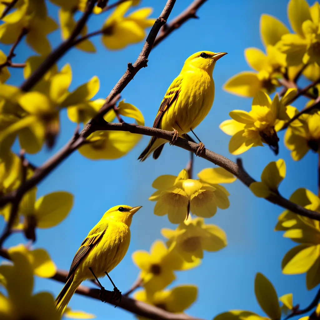 Descubra o fascinante significado dos sonhos com canários amarelos 6 Fotos canario amarelo ramo brilho