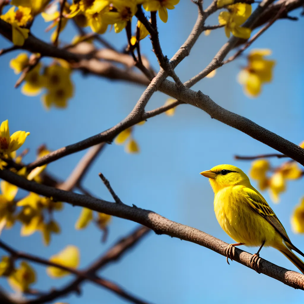 Descubra o fascinante significado dos sonhos com canários amarelos 5 Fotos canario sonhos ramo flores