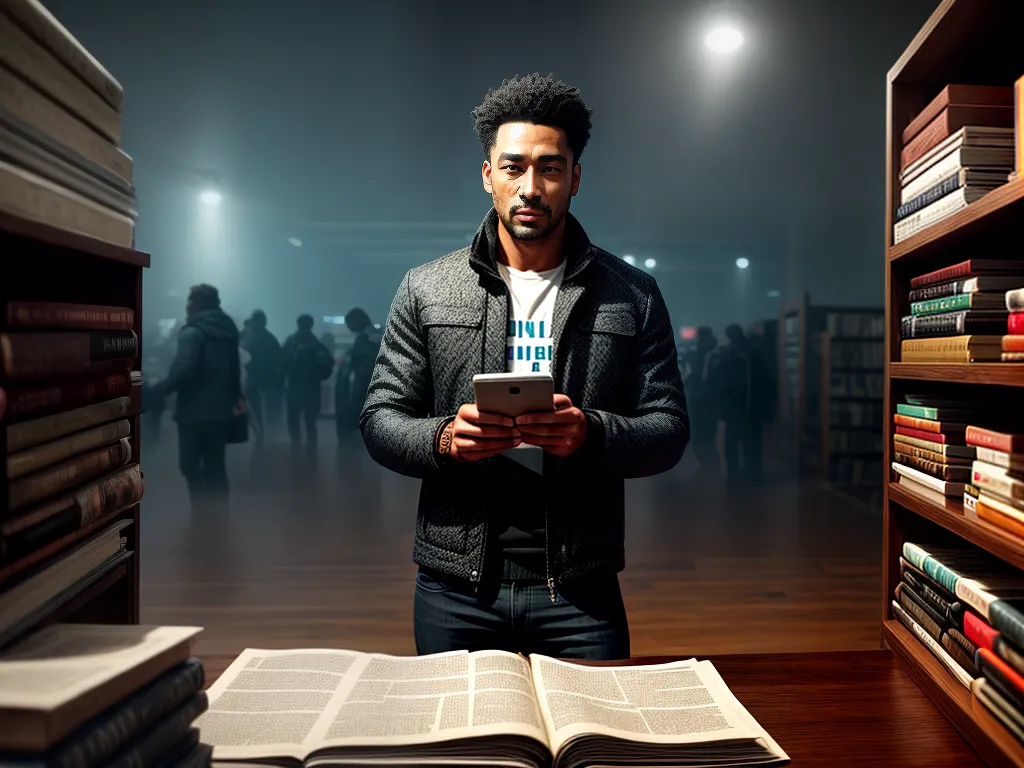 Fotos caos informacao pessoa livros jornais telas