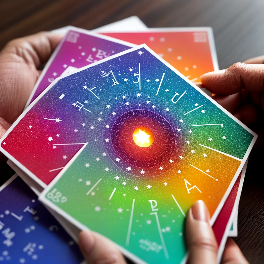 Fotos cartas interpretacao sonhos coloridas