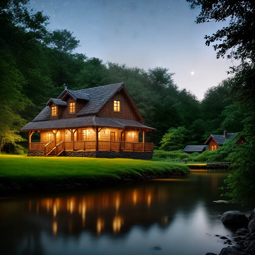 Turismo Rural: Os Segredos dos Sonhos com Marinheiro e Noite 5 Fotos casa campo lago noite aventura