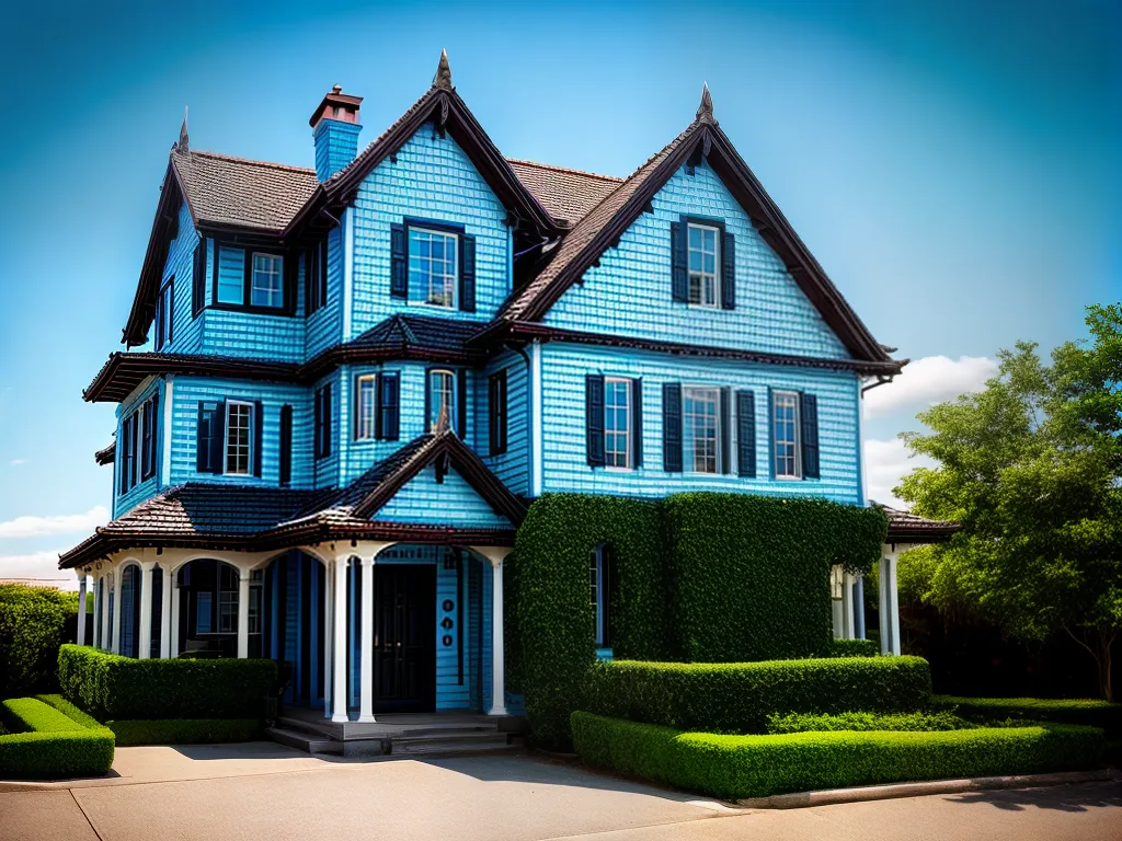 Descubra o Significado dos Sonhos com Casas 4 Fotos casa nuvens ceu azul escada arcoiris