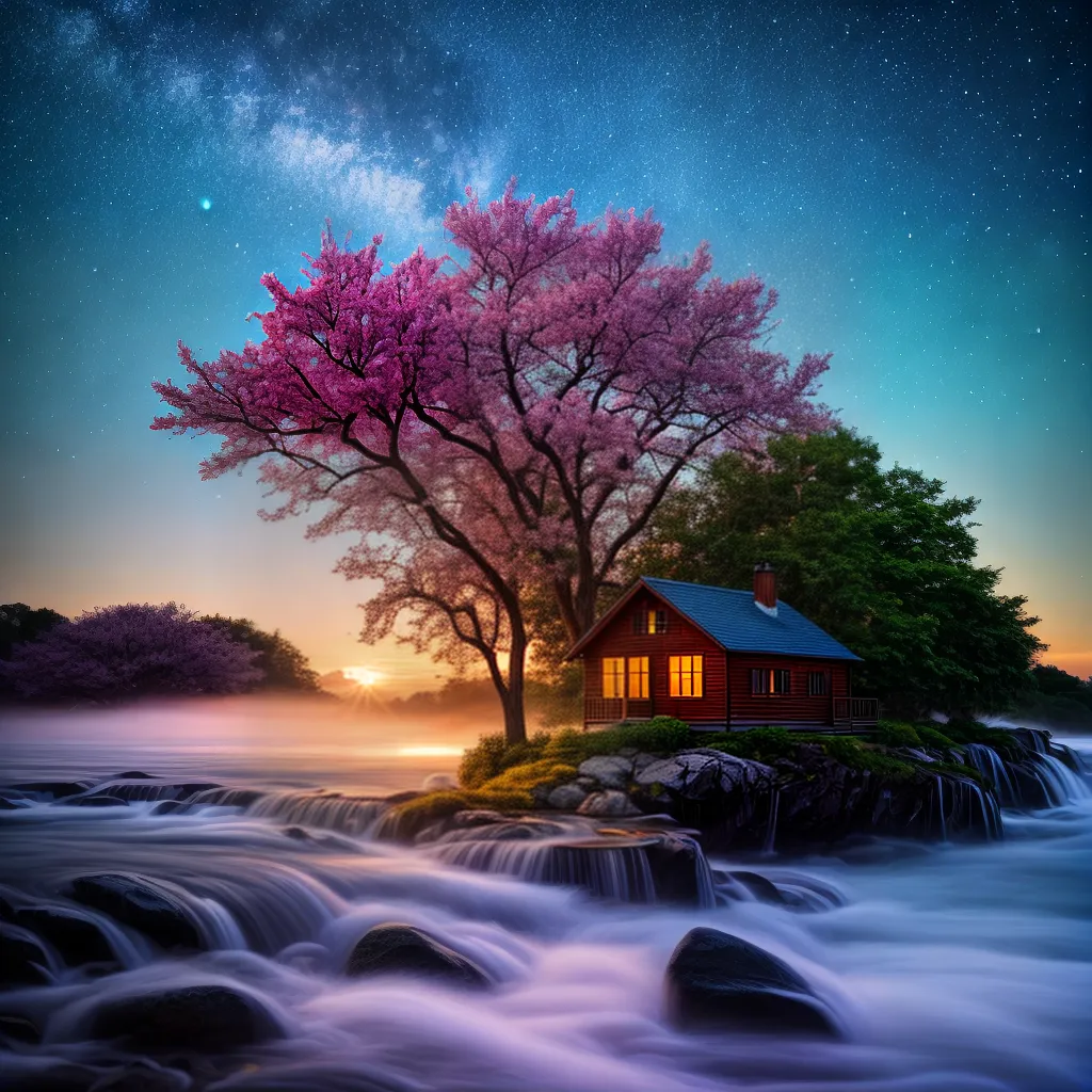Desvendando os Significados dos Sonhos: Construção, Cultivo e Astrologia 3 Fotos casa sonhos natureza constelacoes