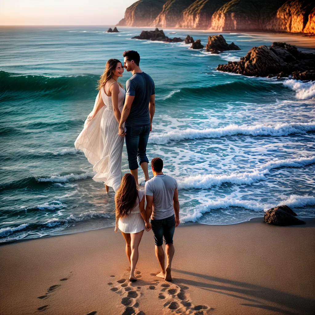 Sonhar com Namorada: Um Símbolo de Amor ou Alerta do Subconsciente? 2 Fotos casal amor praia por do sol