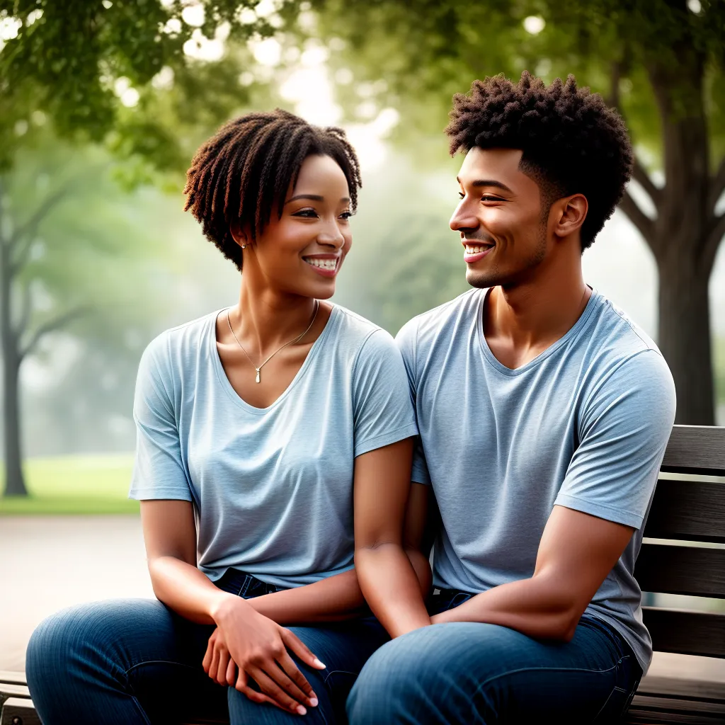 Sonhar com Namorada: Um Símbolo de Amor ou Alerta do Subconsciente? 6 Fotos casal sorrindo banco parque