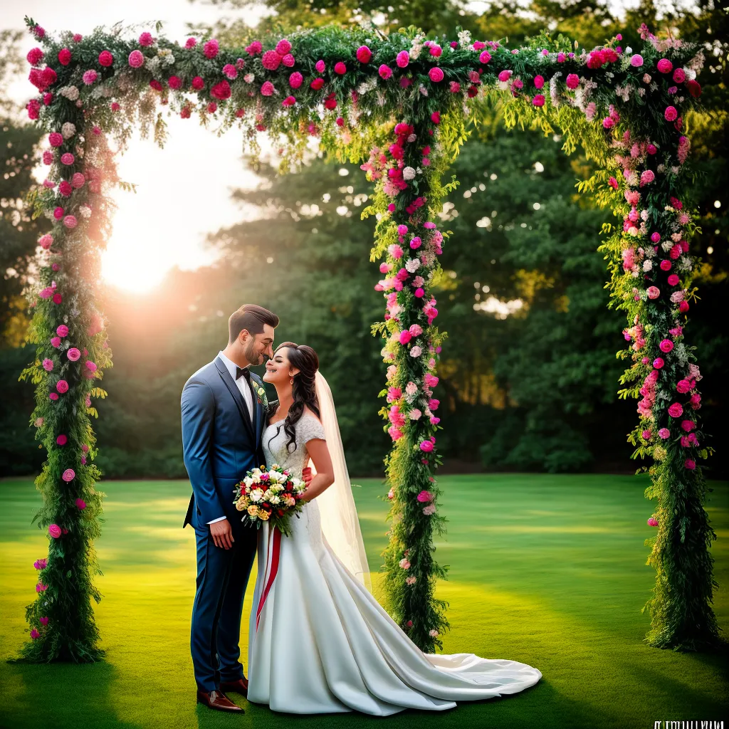Descubra o Significado de Sonhar com Casamento em 2023 4 Fotos casamento por do sol arco flores