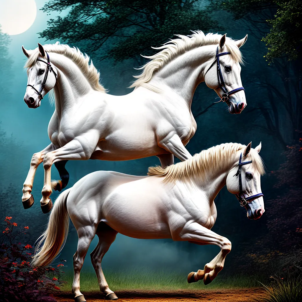 Sonhar com Cavalos e o Significado por Trás do Sonho 3 Fotos cavaleiro cavalo floresta mistica