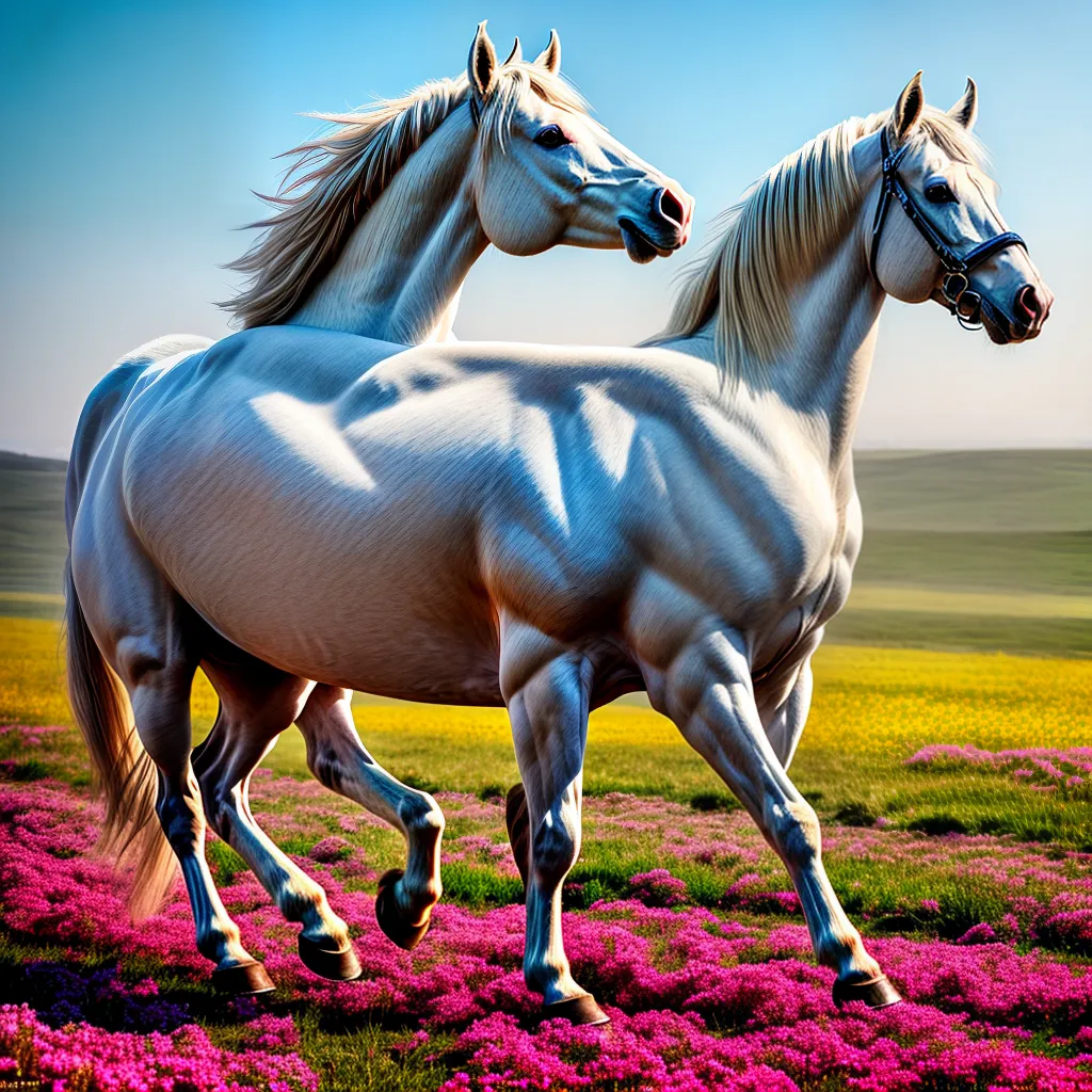Sonhar com Cavalos e o Significado por Trás do Sonho 6 Fotos cavalo branco galopando campo flores