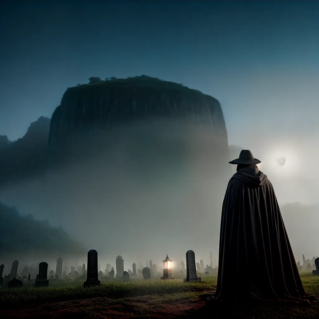 10. Os segredos ocultos por trás dos sepultamentos nos sonhos 5 Fotos cemiterio misterioso lua simbolos sepultura