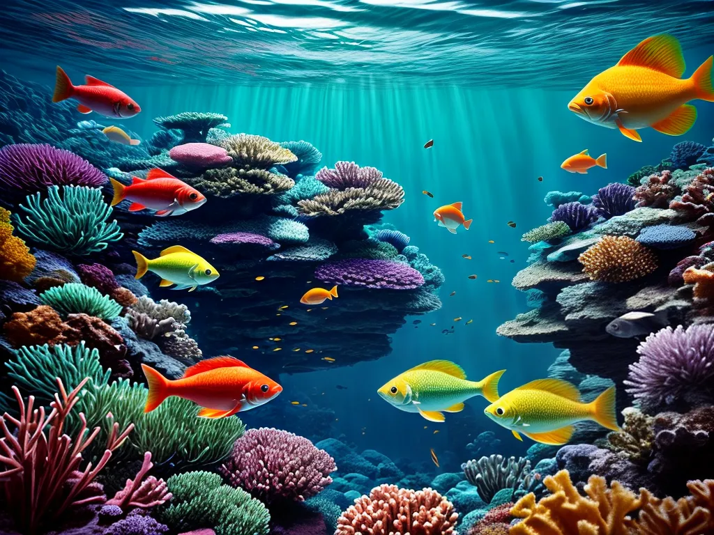 Desvende os Mistérios dos Sonhos Envolvendo Peixe, Alimento, Goma, Cauda, Verdura e Relevo 5 Fotos cena subaquatica peixe colorido comida