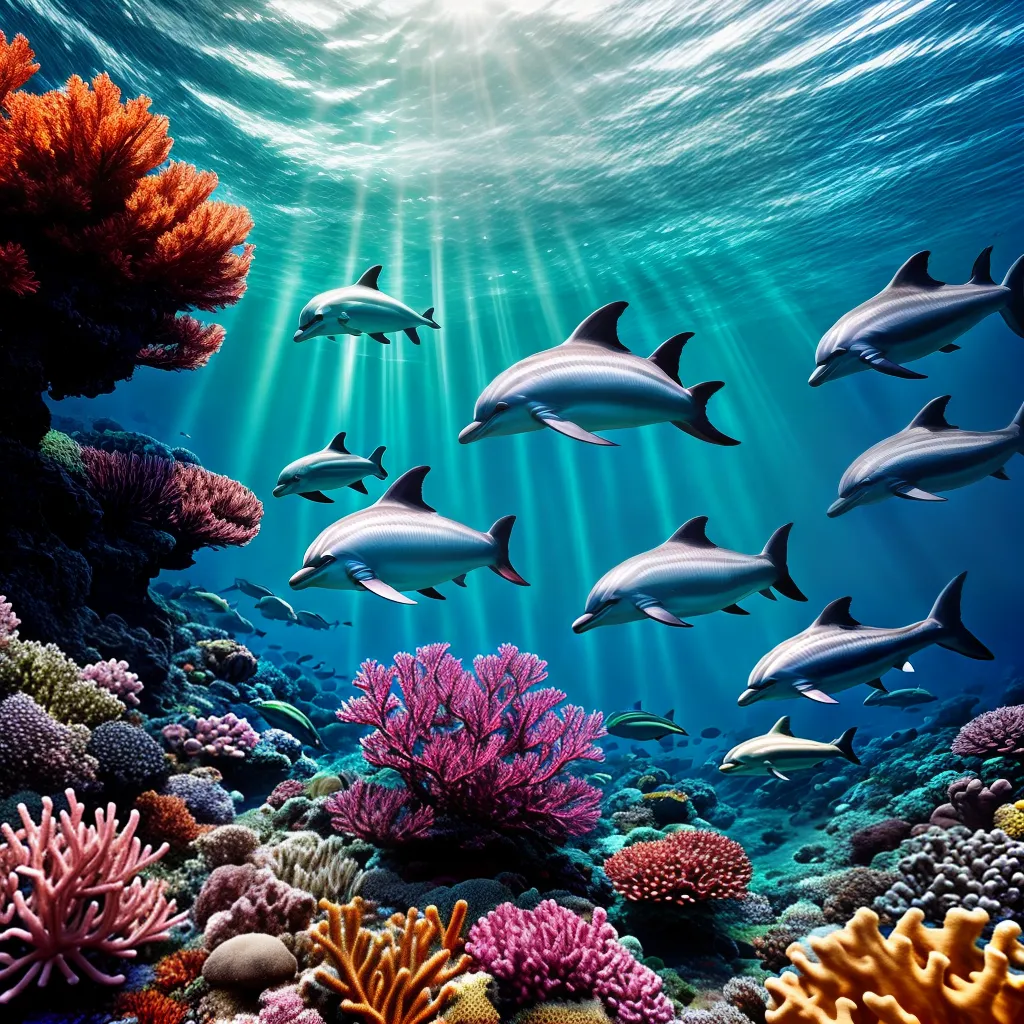 A Linguagem dos Sonhos: Decifrando a Comunicação no Mundo Submarino 5 Fotos cena subaquatica peixes coloridos golfinhos