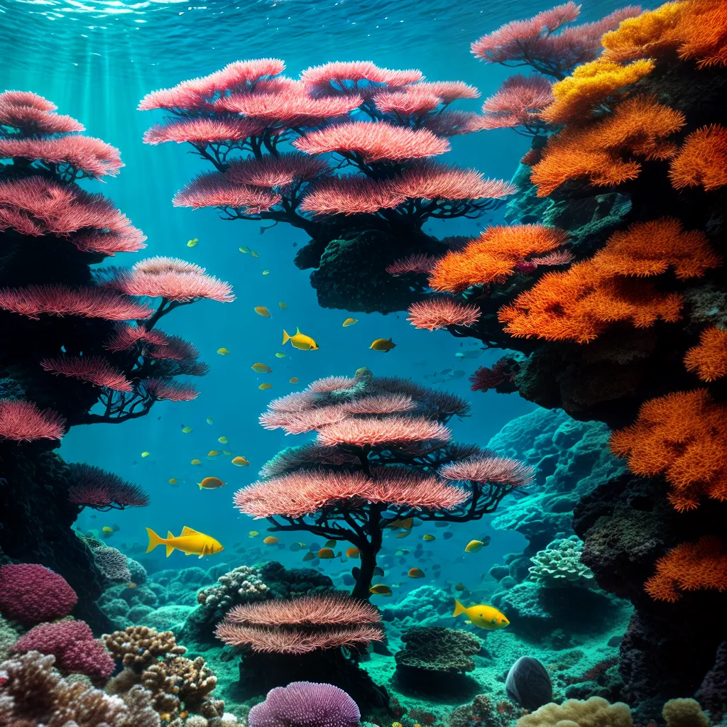 Fotos cena subaquatica peixes coral sonhos 1