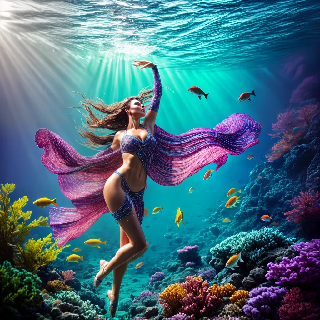 Mergulhe na Melodia do Sonho: Descubra o Significado de Sonhar com Música, Dança e Peixe 5 Fotos cena subaquatica peixes musicais danca