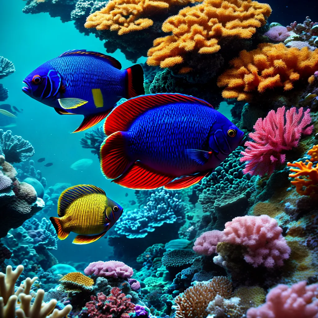 Desvendando os Mistérios dos Sonhos: Peixe, Subaquática e Orquestra 4 Fotos cena subaquatica peixes tropicais recifes coral