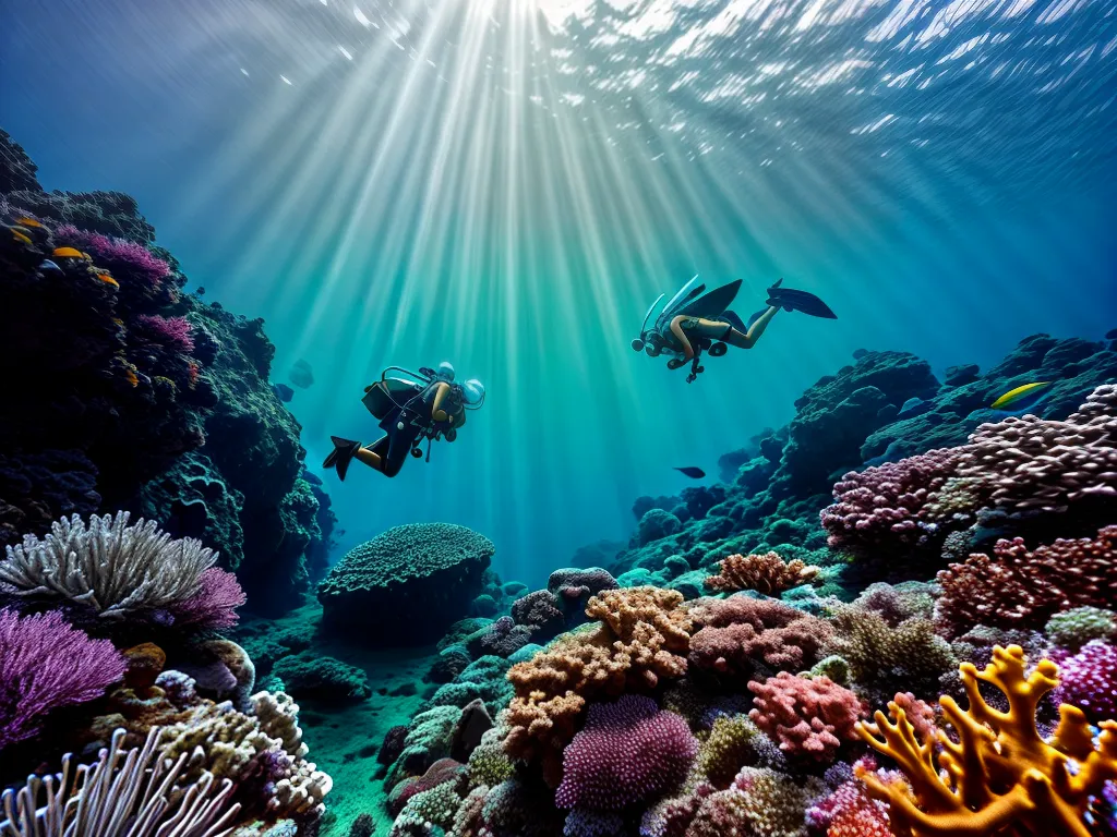 Sonhos Aquáticos: Qual o Verdadeiro Significado? 6 Fotos cena subaquatica recife coral peixes 2