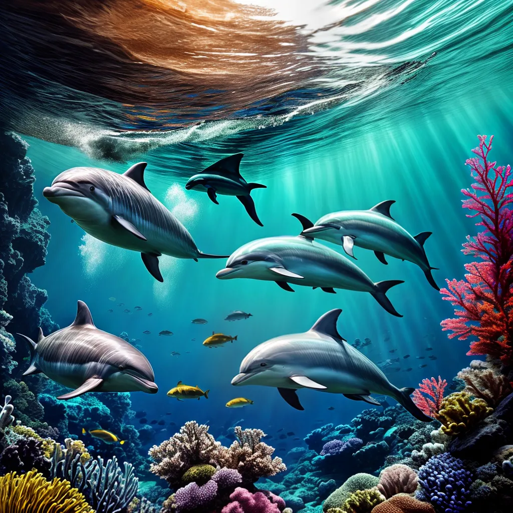 Fotos cena subaquatica serena criaturas marinhas