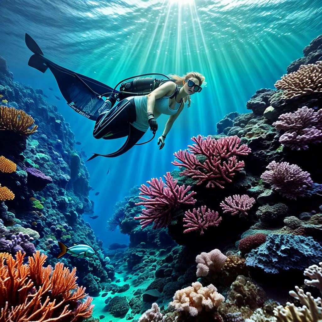 Sonhar com Mar Profundo: Desvendando os Segredos Submersos 2 Fotos cena submarina recife coral