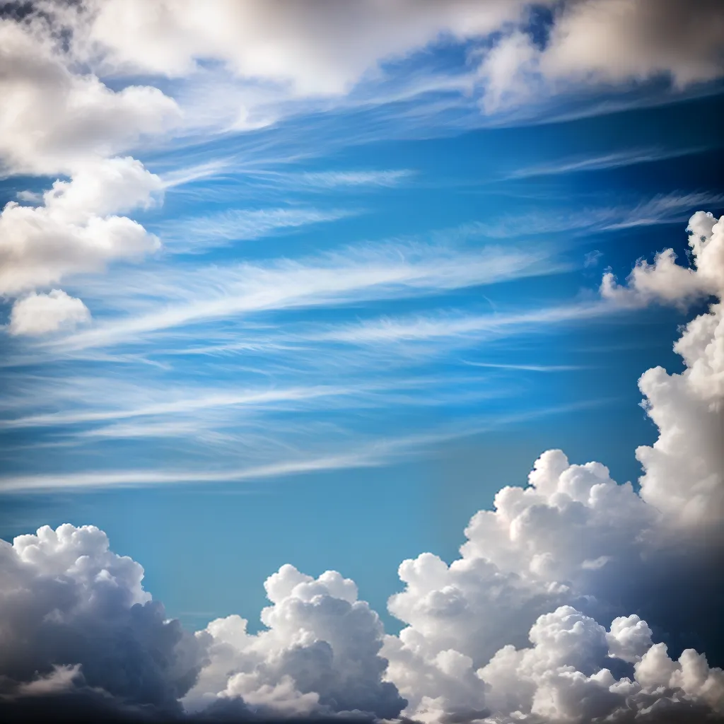 Nuvens Brancas: Desvendando os Enigmas dos Sonhos Celestiais 3 Fotos ceu azul nuvens brancas misticas