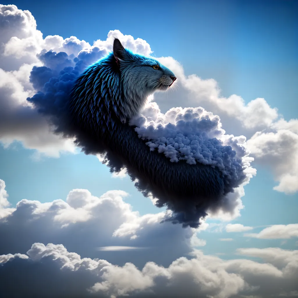 Nuvens Brancas: Desvendando os Enigmas dos Sonhos Celestiais 2 Fotos ceu azul nuvens formas misteriosas