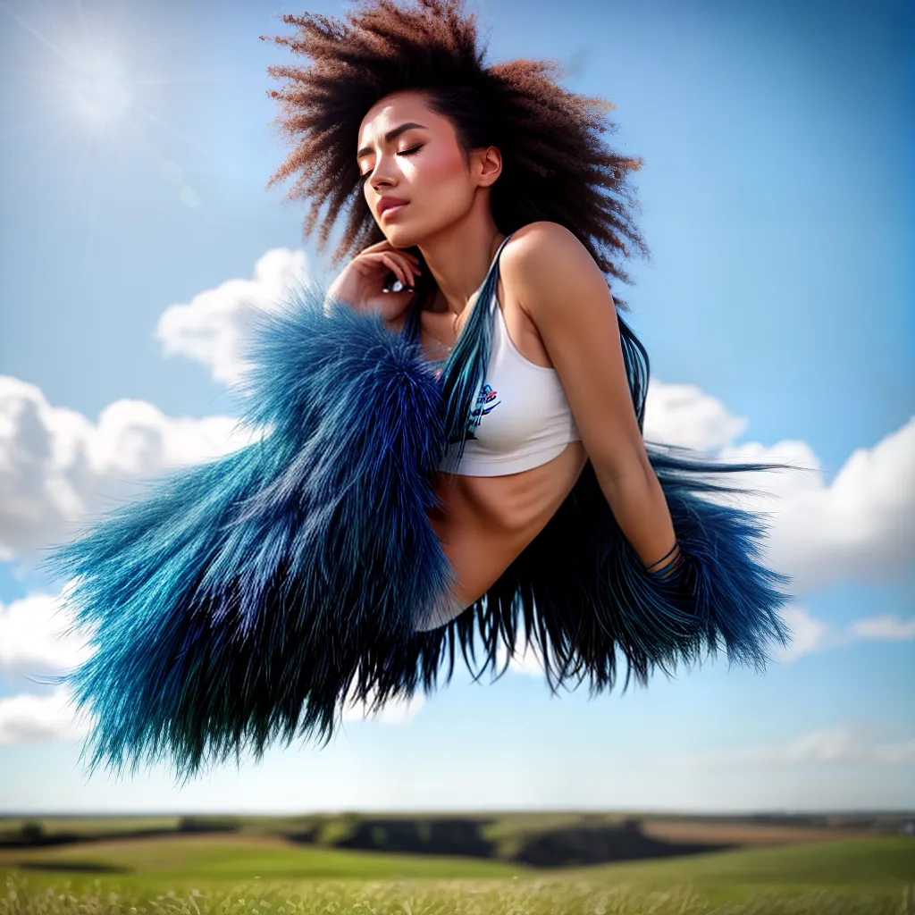 Descubra o Mistério: O que Significa Sonhar com Avião? 5 Fotos ceu azul nuvens ilustracao paz