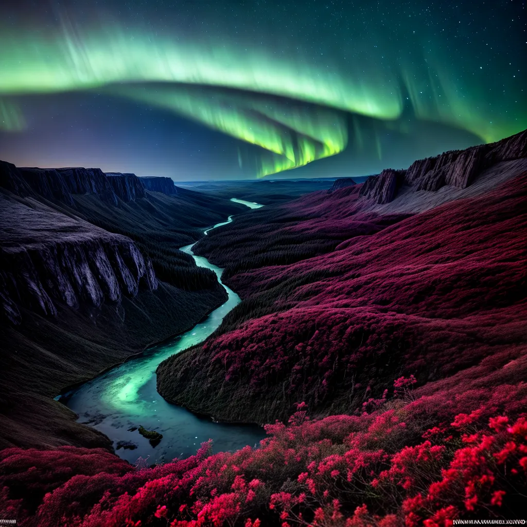Sonhar com Maravilhosos Movimentos e Macrorrelevos: Descubra o Significado! 2 Fotos ceu estrelado aurora boreal montanhas
