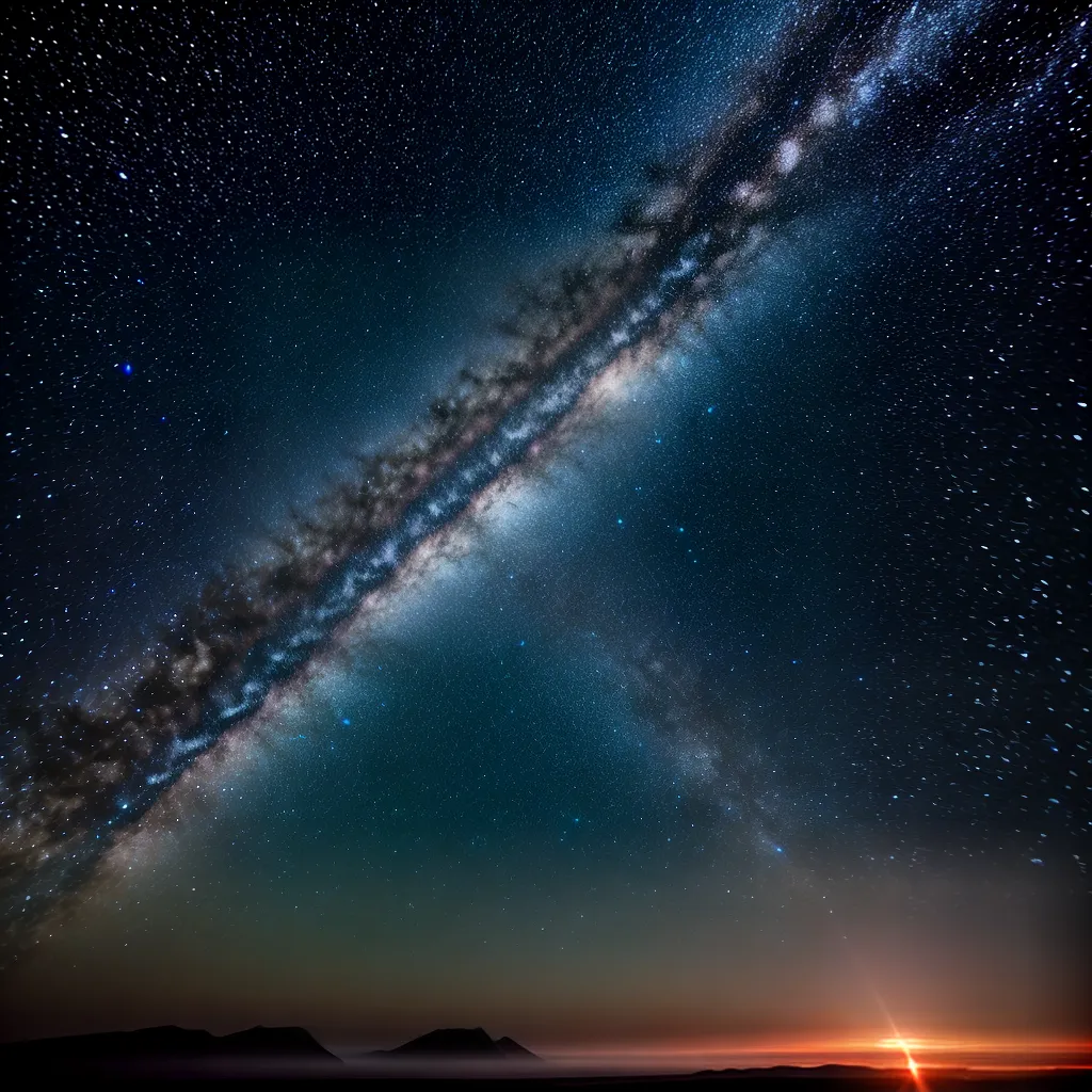 Fotos ceu estrelado infinito nebulosas sonhos