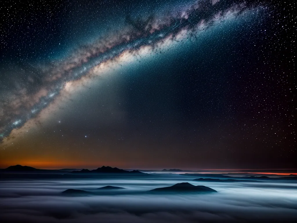 Fotos ceu estrelado infinito sonhos universo