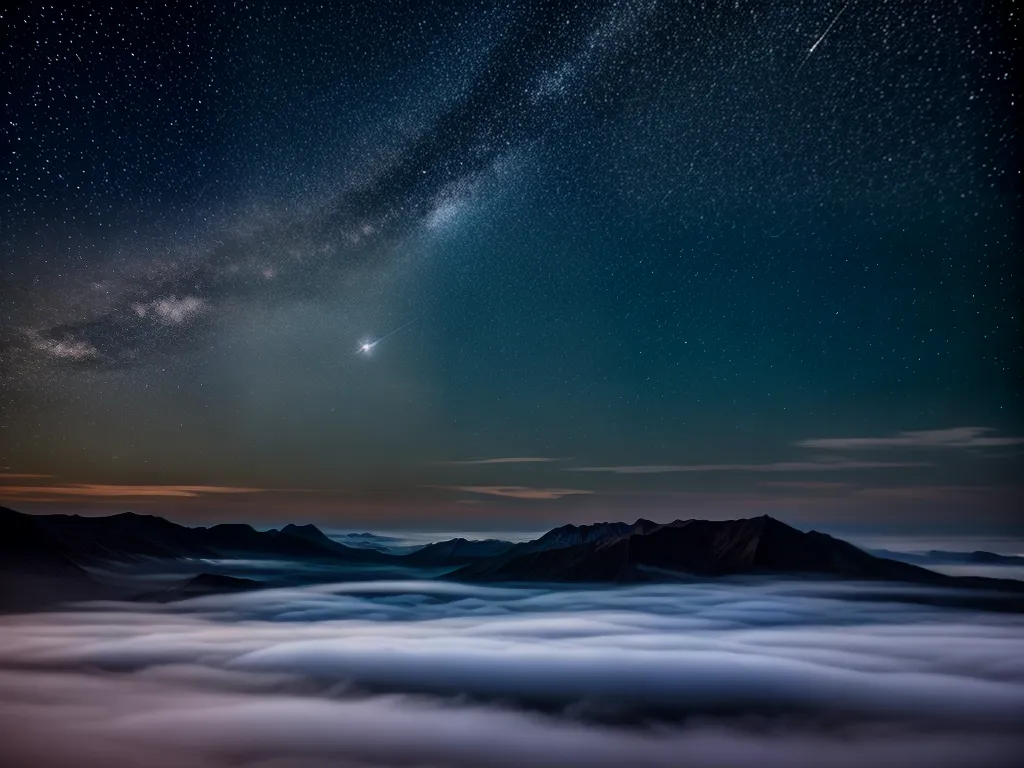 Fotos ceu estrelado lua constelacoes misterio