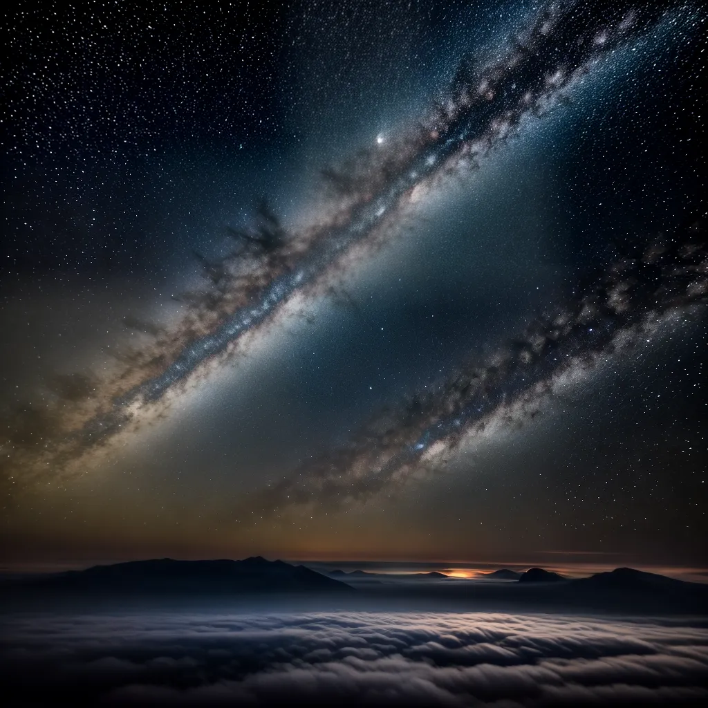 Céu Noturno: Descubra o Significado dos Sonhos com Nuvens 5 Fotos ceu estrelado lua crescente nuvens 1