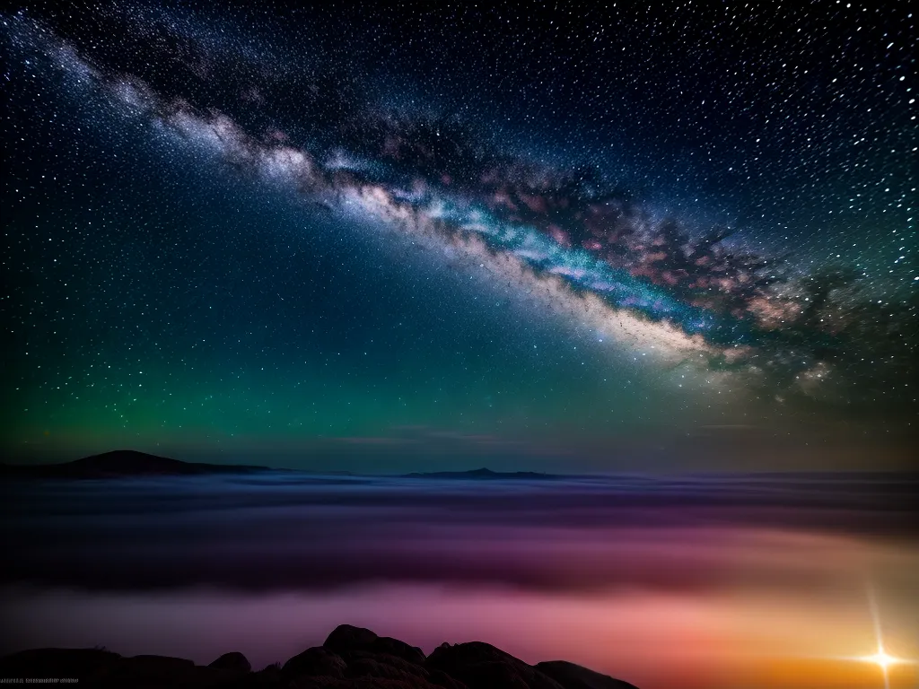 Luz: Revelações e Orientações do Universo 3 Fotos ceu estrelado raio cosmico