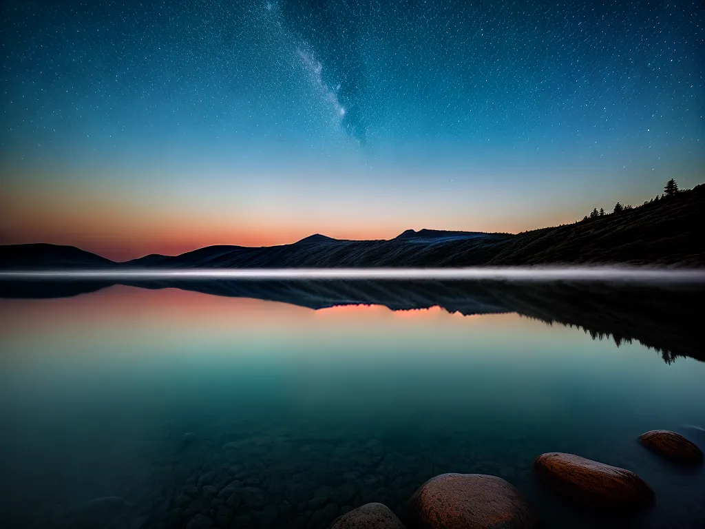 Desvende os Segredos dos Sonhos com Oceanos Misteriosos 6 Fotos ceu estrelado reflexo oceano lua