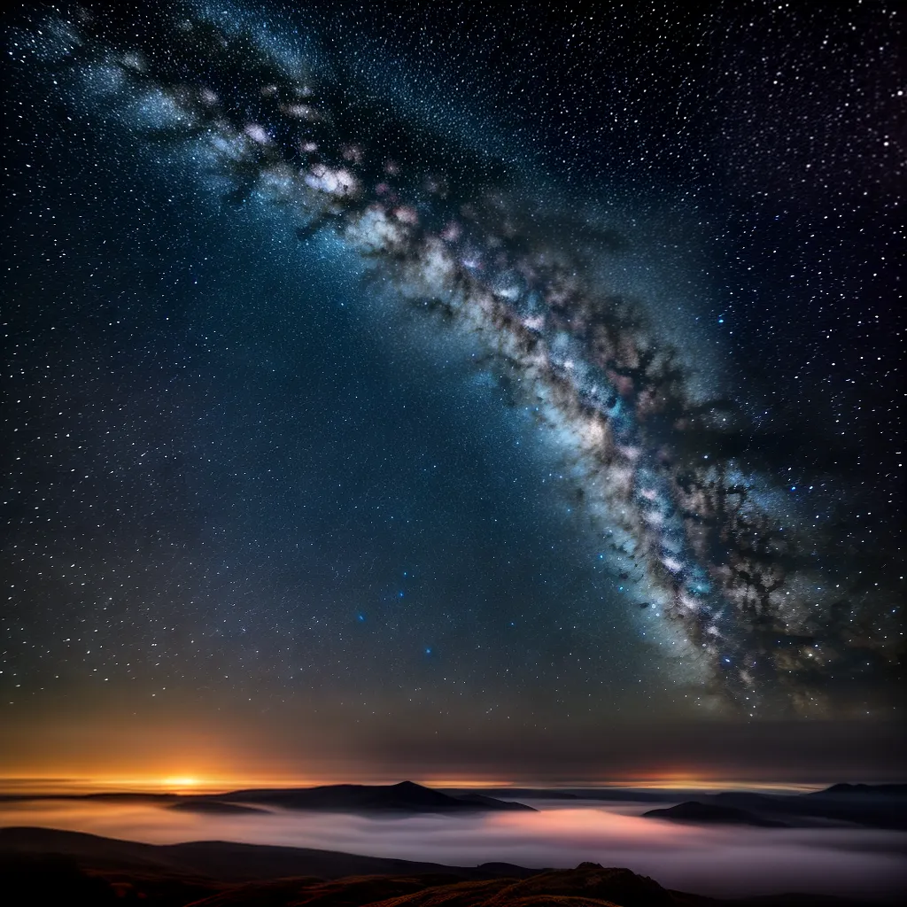 Fotos ceu estrelado via lactea misterio 1