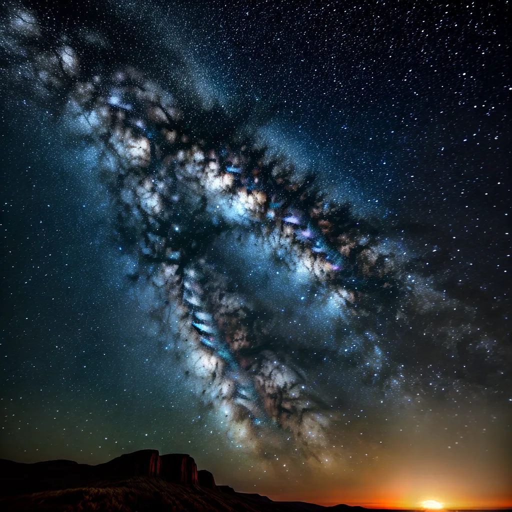 Fotos ceu estrelado via lactea misterio 2