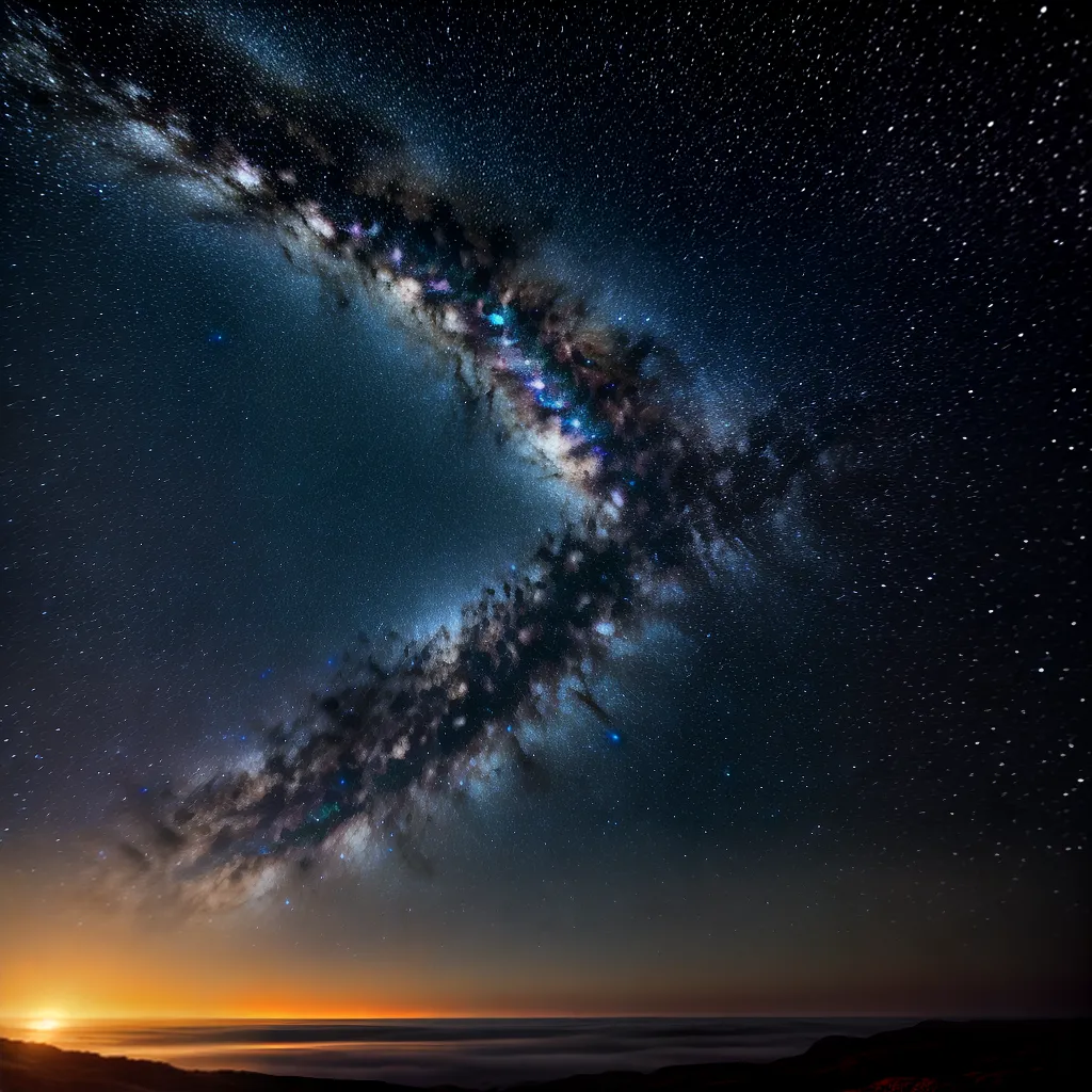 Fotos ceu estrelado via lactea misterio 5