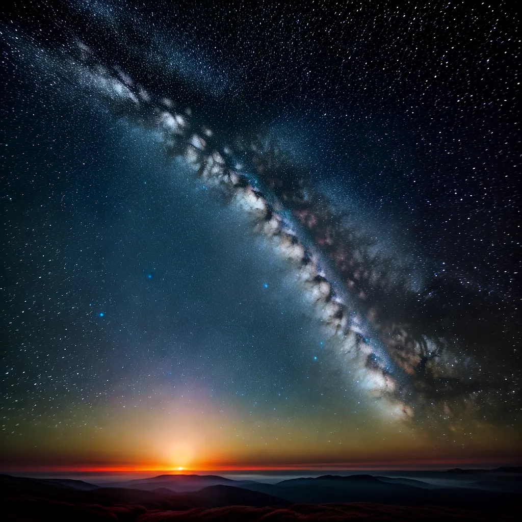 Fotos ceu estrelado via lactea misterio 6