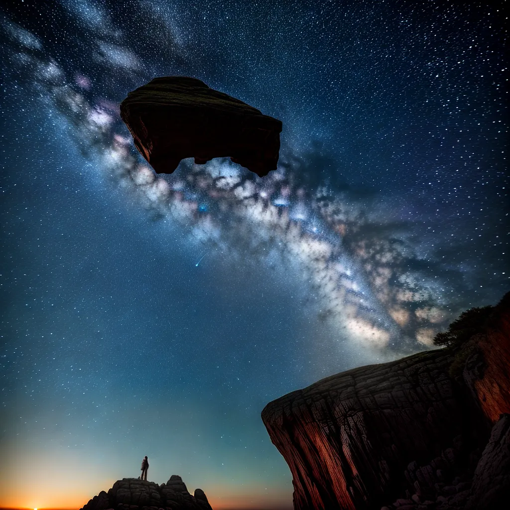Fotos ceu noturno estrelas misterio sonhos