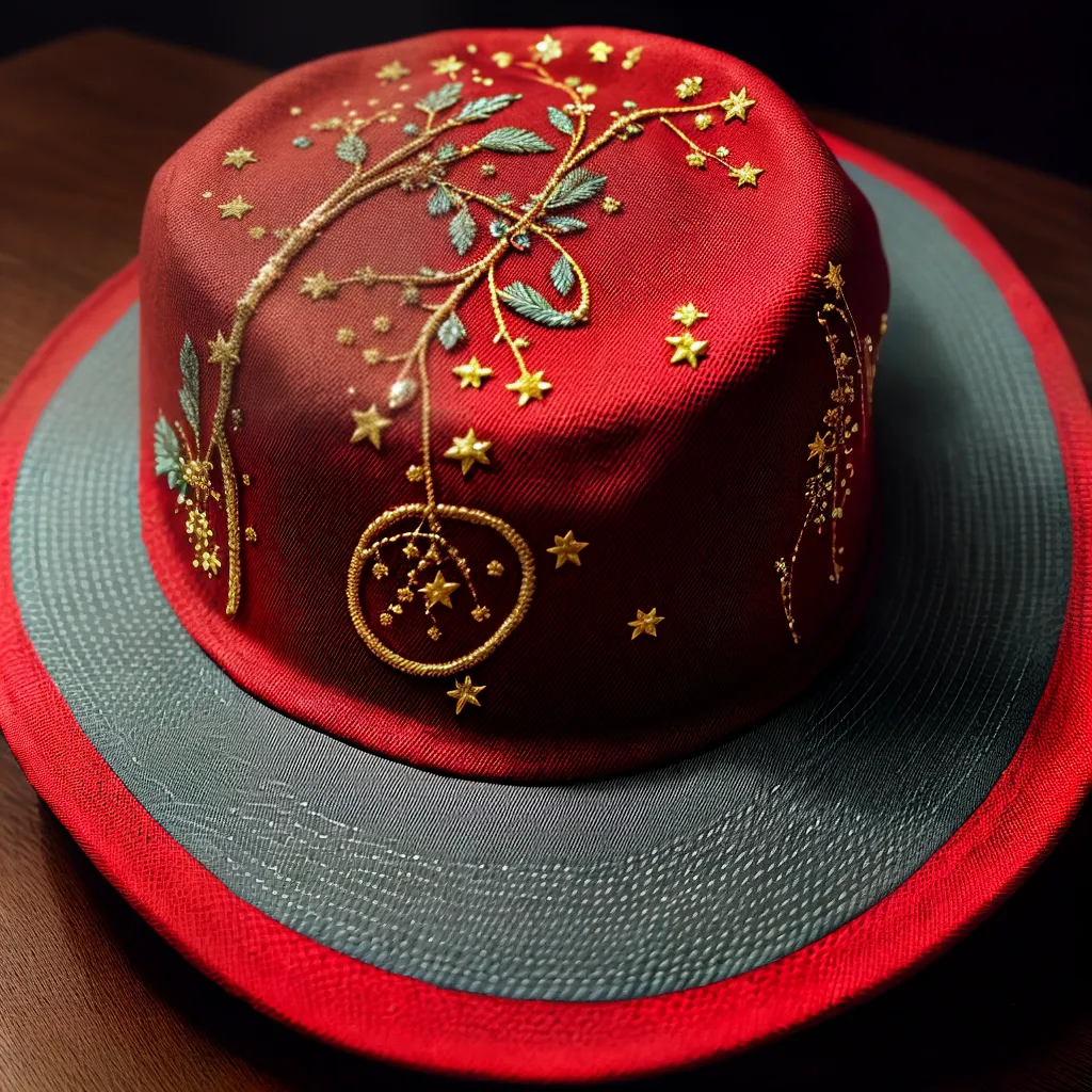 Mistérios Revelados: Desvendando o simbolismo de sonhar com Gorro 2 Fotos chapeu vermelho bordado sonhos