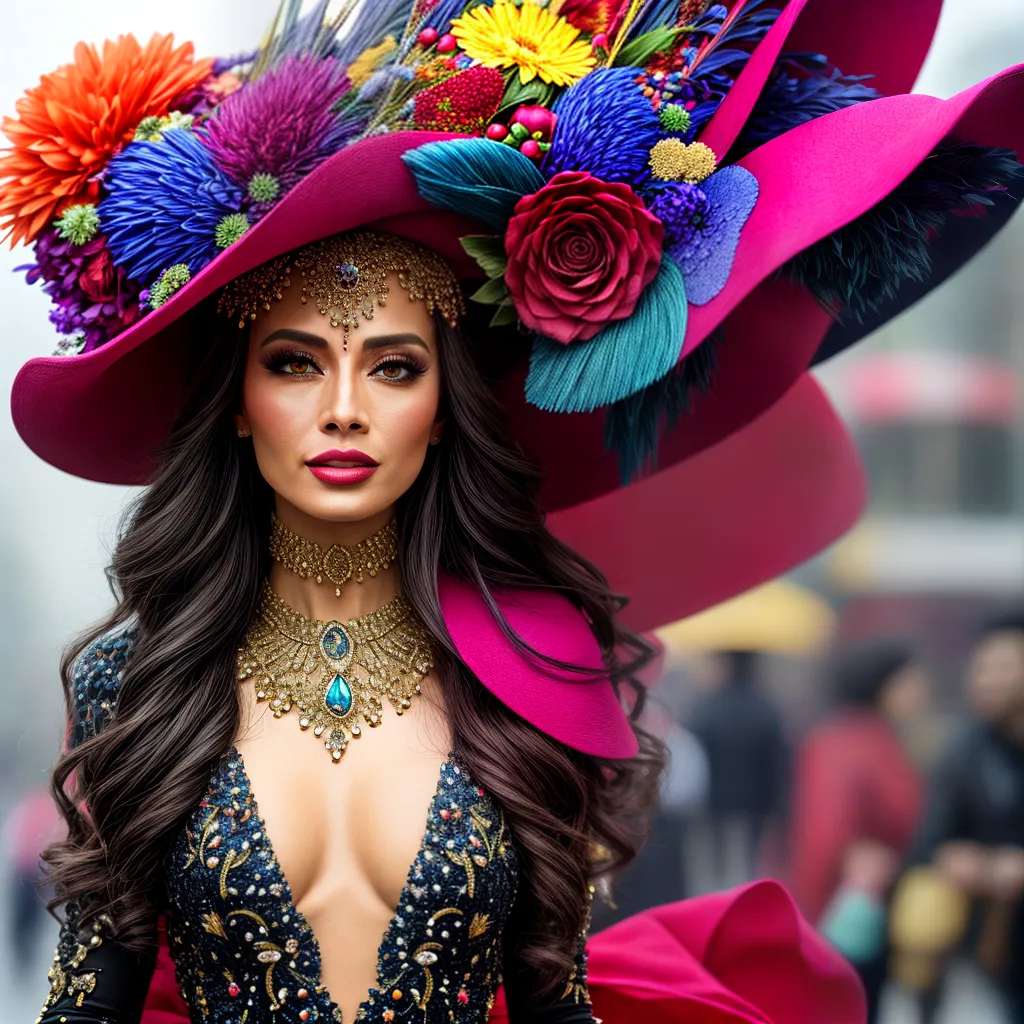 Fotos chapeus extravagantes imaginacao