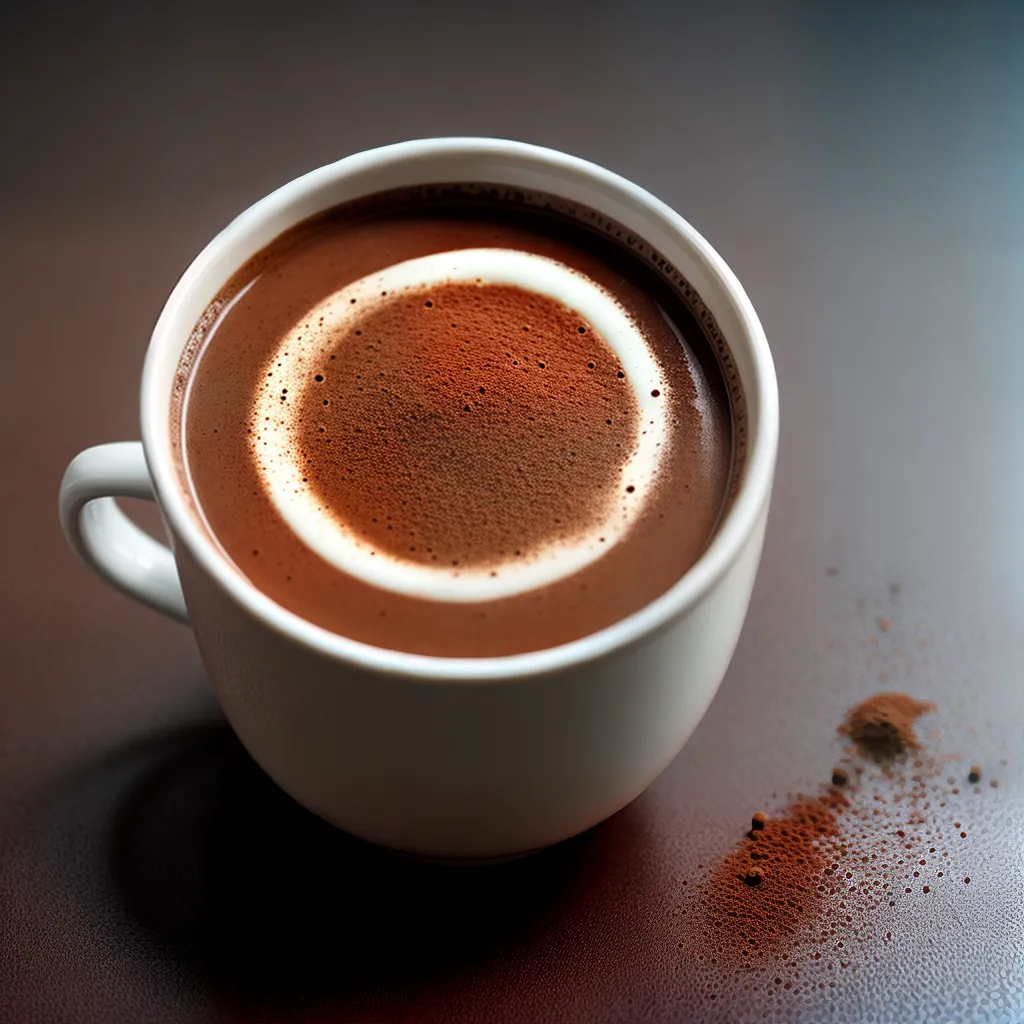 Sonhar com Chocolate em Pó: Descubra o delicioso significado por trás dos sonhos! 3 Fotos chocolate quente indulgente