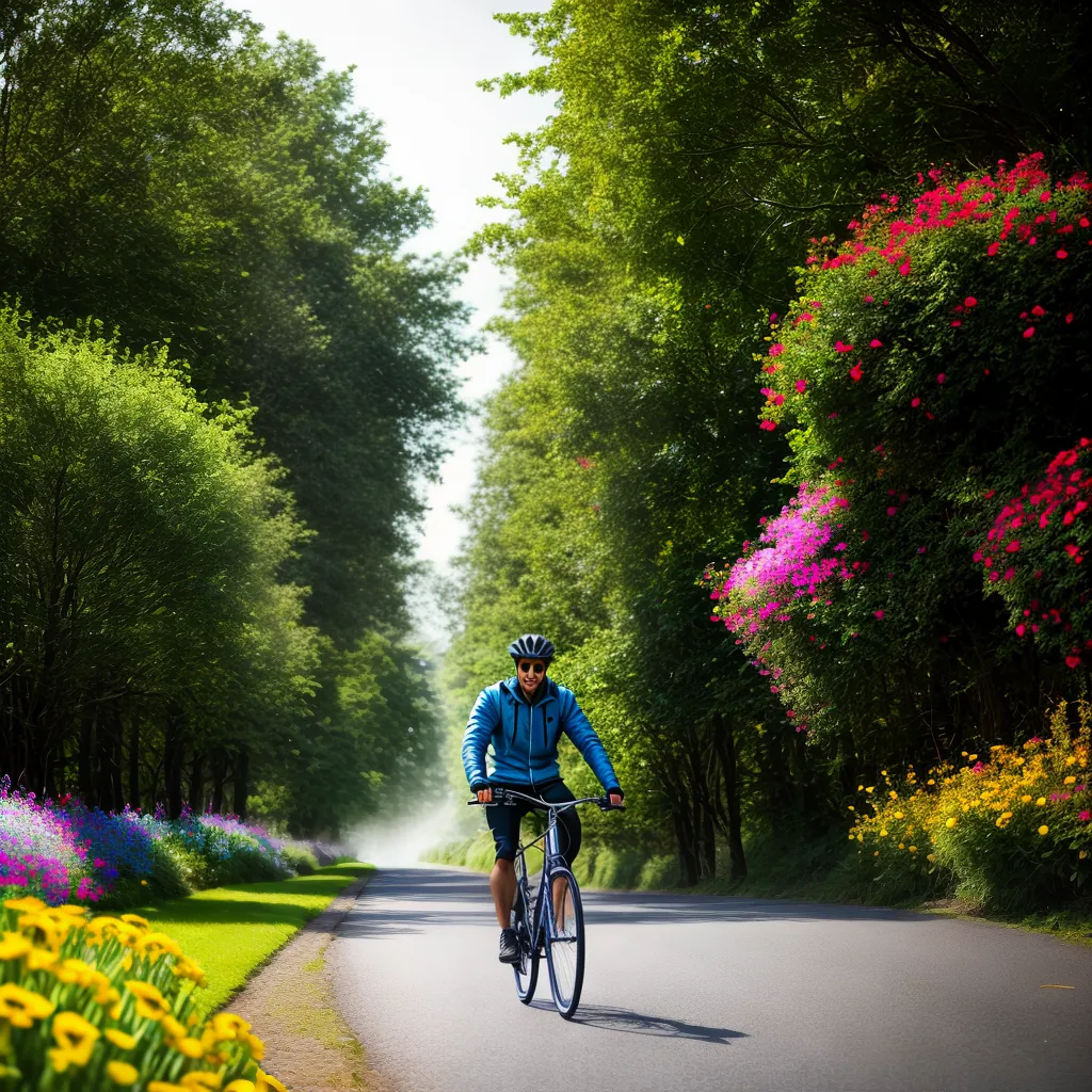 Fotos ciclista natureza liberdade sonho