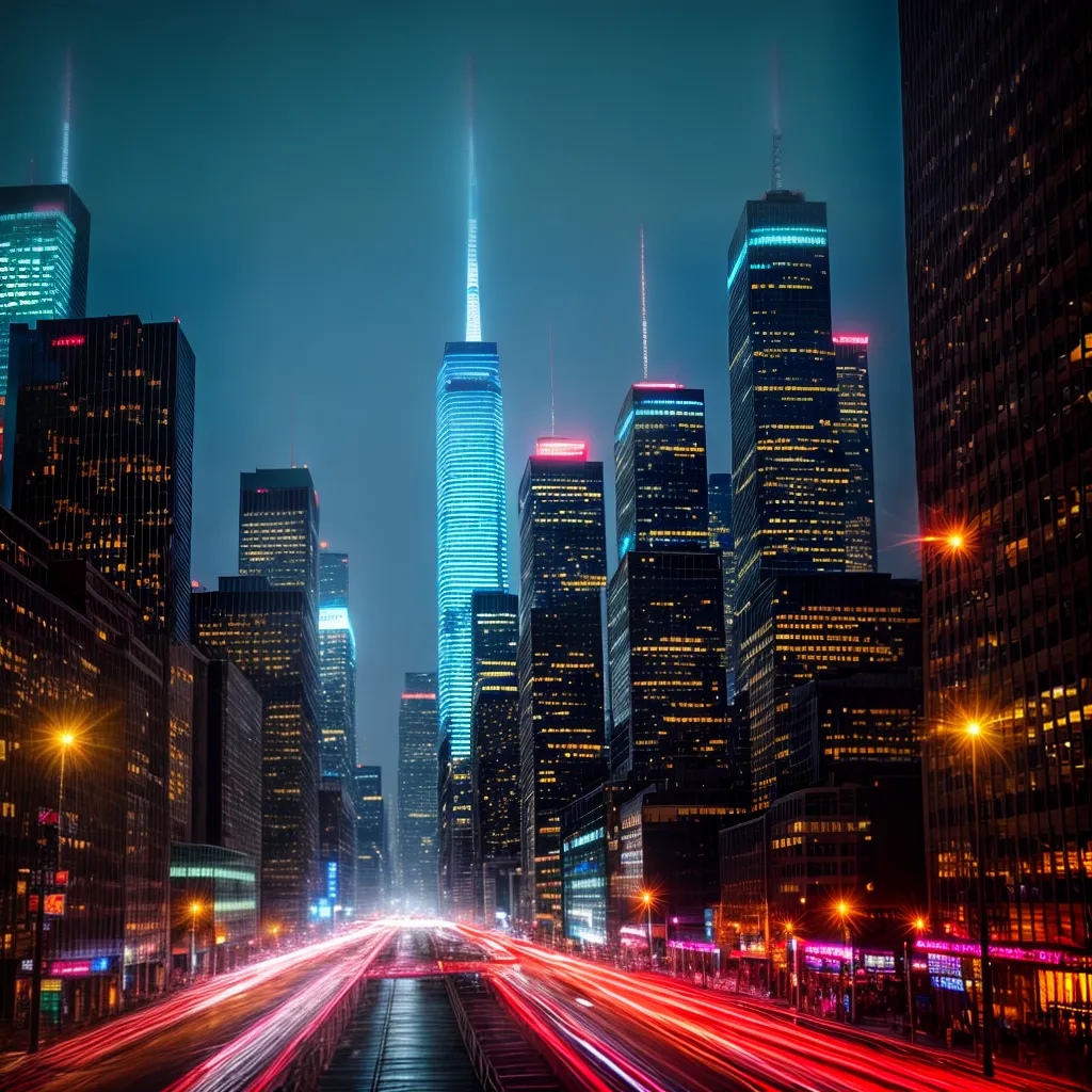 Qual a Significado de Sonhar com Uma Cidade Desconhecida? 5 Fotos cidade desconhecida arranha ceus neon