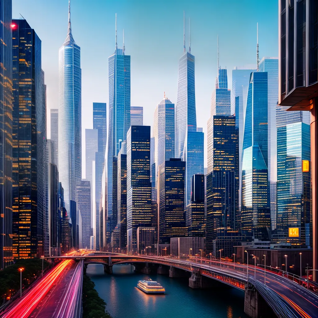 O Futuro dos Sonhos: O Que Significa Sonhar com o Porvir? 6 Fotos cidade futurista arranha ceus holografico