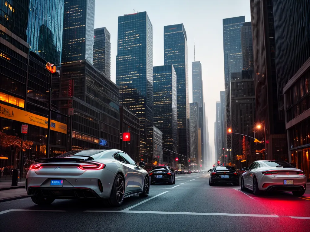 Sonhos com Transporte Seguro e Eficiente: Descubra o que eles representam 3 Fotos cidade futurista carros autonomos tecnologia